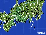 東海地方のアメダス実況(気温)(2023年12月30日)