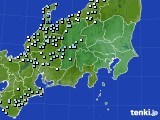 関東・甲信地方のアメダス実況(降水量)(2023年12月31日)