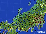 2023年12月31日の北陸地方のアメダス(日照時間)