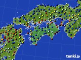 四国地方のアメダス実況(日照時間)(2023年12月31日)