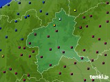2024年01月01日の群馬県のアメダス(日照時間)