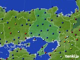 2024年01月01日の兵庫県のアメダス(日照時間)