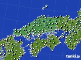 2024年01月01日の中国地方のアメダス(気温)