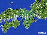 近畿地方のアメダス実況(風向・風速)(2024年01月01日)