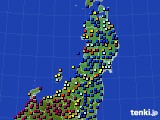 2024年01月02日の東北地方のアメダス(日照時間)