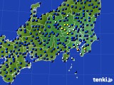 関東・甲信地方のアメダス実況(日照時間)(2024年01月03日)