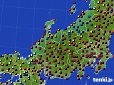 北陸地方のアメダス実況(日照時間)(2024年01月04日)
