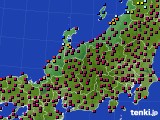 2024年01月05日の北陸地方のアメダス(日照時間)