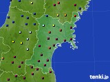 2024年01月05日の宮城県のアメダス(日照時間)