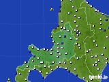 道央のアメダス実況(風向・風速)(2024年01月05日)