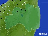 福島県のアメダス実況(降水量)(2024年01月06日)
