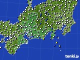 2024年01月06日の東海地方のアメダス(風向・風速)