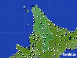 道北のアメダス実況(風向・風速)(2024年01月06日)