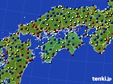 2024年01月07日の四国地方のアメダス(日照時間)