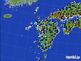 九州地方のアメダス実況(日照時間)(2024年01月07日)