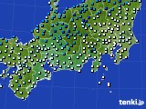 東海地方のアメダス実況(気温)(2024年01月07日)