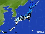 2024年01月07日のアメダス(気温)