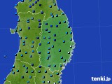2024年01月07日の岩手県のアメダス(気温)