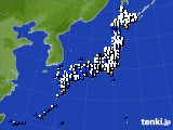 2024年01月07日のアメダス(風向・風速)