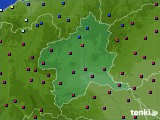 群馬県のアメダス実況(日照時間)(2024年01月08日)