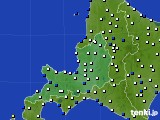 道央のアメダス実況(風向・風速)(2024年01月08日)