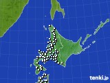 北海道地方のアメダス実況(降水量)(2024年01月09日)