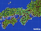 近畿地方のアメダス実況(日照時間)(2024年01月09日)