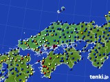 中国地方のアメダス実況(日照時間)(2024年01月10日)