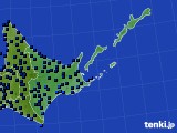 道東のアメダス実況(気温)(2024年01月10日)