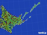 2024年01月11日の道東のアメダス(日照時間)