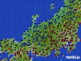 北陸地方のアメダス実況(日照時間)(2024年01月12日)