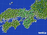 2024年01月12日の近畿地方のアメダス(気温)