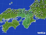 近畿地方のアメダス実況(降水量)(2024年01月13日)