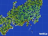 関東・甲信地方のアメダス実況(日照時間)(2024年01月13日)