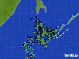 北海道地方のアメダス実況(気温)(2024年01月13日)