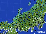北陸地方のアメダス実況(気温)(2024年01月13日)