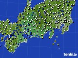 東海地方のアメダス実況(風向・風速)(2024年01月13日)