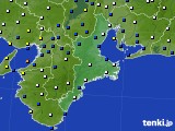 三重県のアメダス実況(風向・風速)(2024年01月13日)