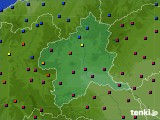 2024年01月15日の群馬県のアメダス(日照時間)