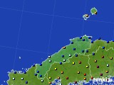 2024年01月15日の島根県のアメダス(日照時間)