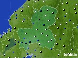 2024年01月15日の岐阜県のアメダス(風向・風速)