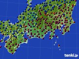 東海地方のアメダス実況(日照時間)(2024年01月16日)