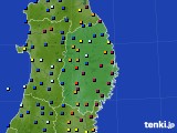 岩手県のアメダス実況(日照時間)(2024年01月16日)