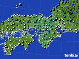 近畿地方のアメダス実況(気温)(2024年01月16日)