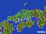 2024年01月17日の中国地方のアメダス(日照時間)
