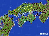2024年01月17日の四国地方のアメダス(日照時間)