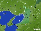大阪府のアメダス実況(気温)(2024年01月18日)