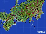 東海地方のアメダス実況(日照時間)(2024年01月19日)
