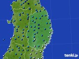 2024年01月19日の岩手県のアメダス(気温)