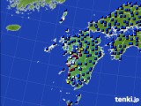 九州地方のアメダス実況(日照時間)(2024年01月20日)